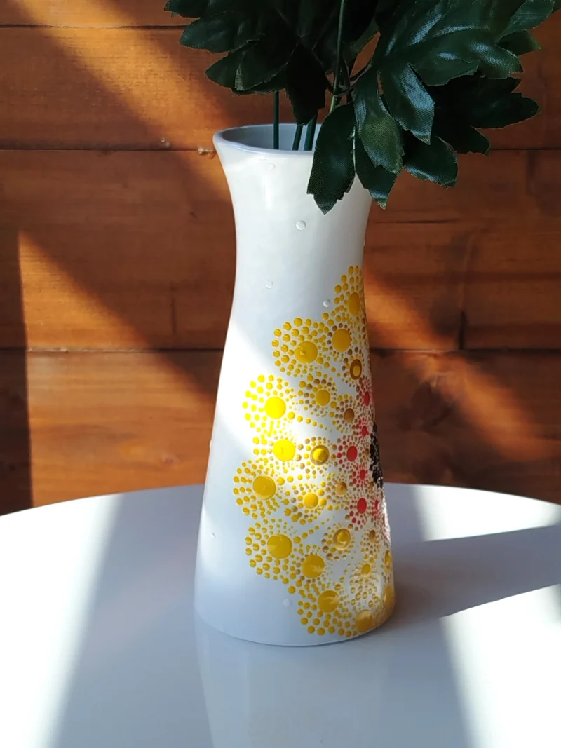 vaza Sunflower - prikaz bočno