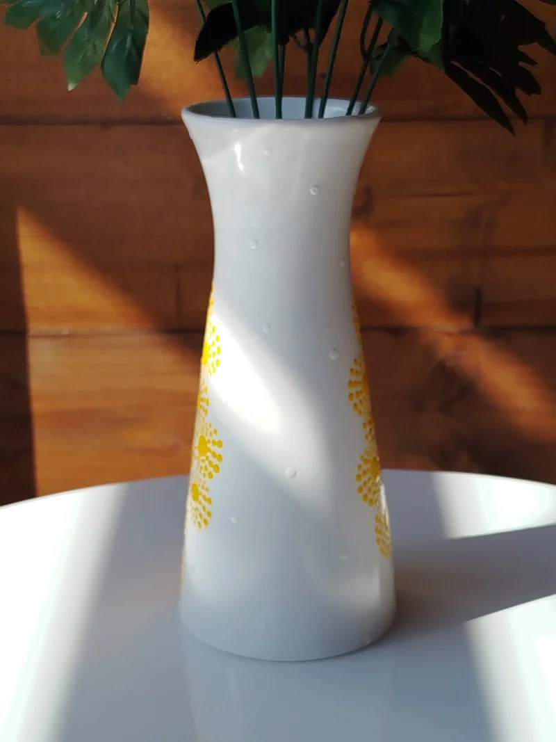 vaza Sunflower - prikaz stražnje strane
