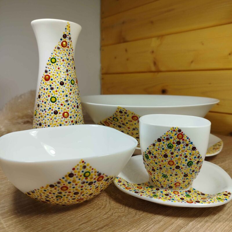 Poklon paket Happiness-salica, zdjelica, zdjela, poslužavnik i vaza-naslovna